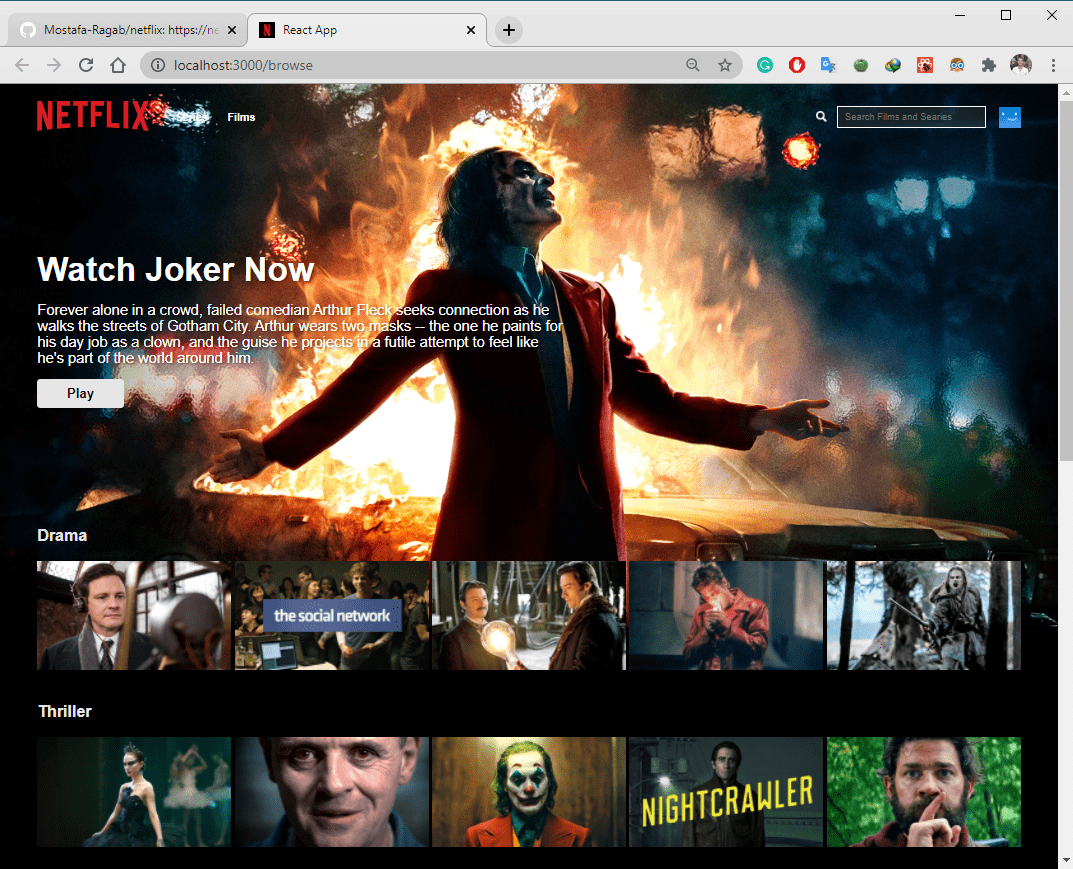 NETFLIX app