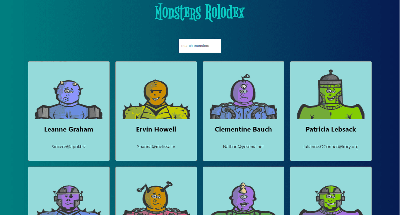 Monstor Rolodex